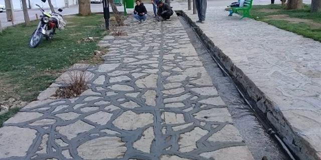 اجرای عملیات مرمت و بهسازی بلوار خندق در سنندج