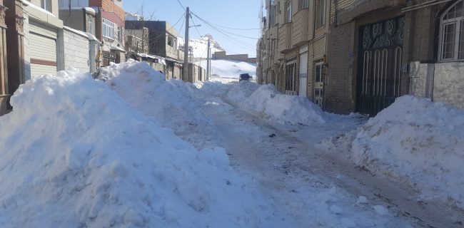 کاهش دما و بارش برف در کردستان