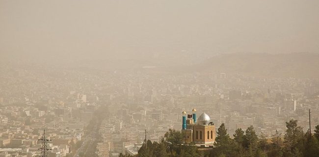 هوای ۲ شهر کردستان در شرایط خطرناک