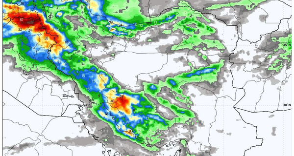 بارش برف و باران در راه کردستان