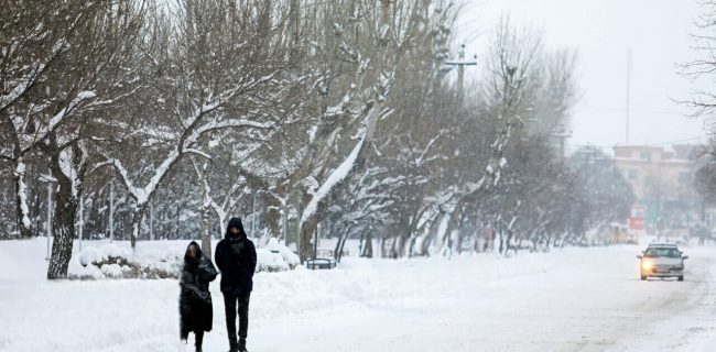 نفوذ هوای سرد و یخبندان شدید در کردستان