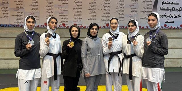 دختران تکواندوکار کردستانی مقام هفتم کشوری را کسب کردند