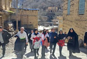 تجلی خدمت بی‌منت در سرمای گلین