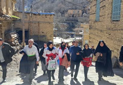 تجلی خدمت بیمنت در سرمای گلین