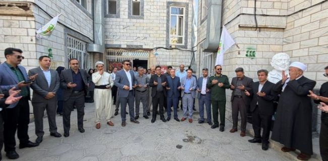 سردیس ۳ شهید در دیواندره رونمایی شد