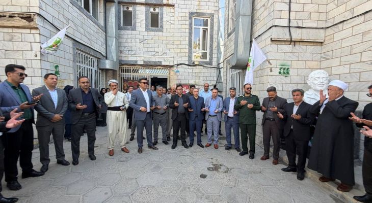 سردیس ۳ شهید در دیواندره رونمایی شد